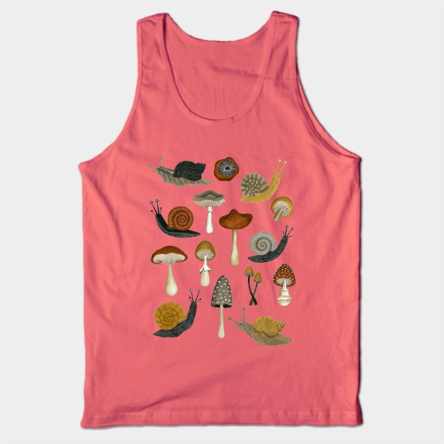 mushrooms & snails Tank Top by annyamarttinen